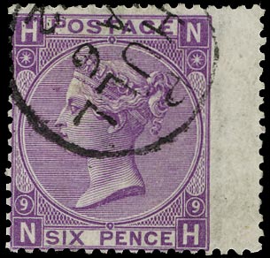 GB 1870  SG109 Pl.9 Used - Hull cds