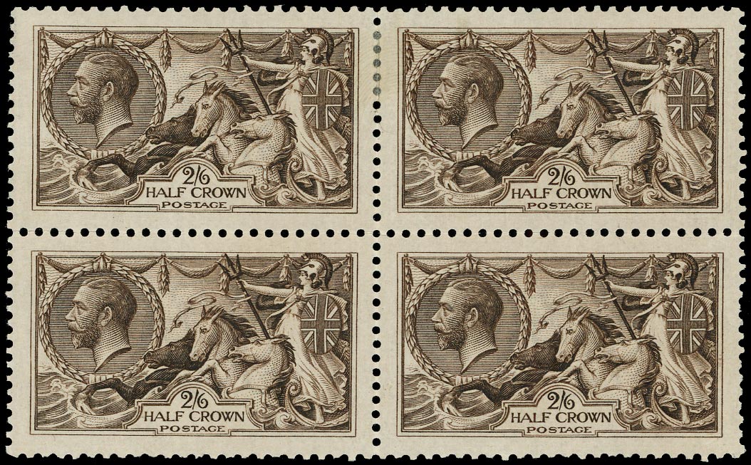 GB 1913  SG399 Mint - Deep sepia-brown