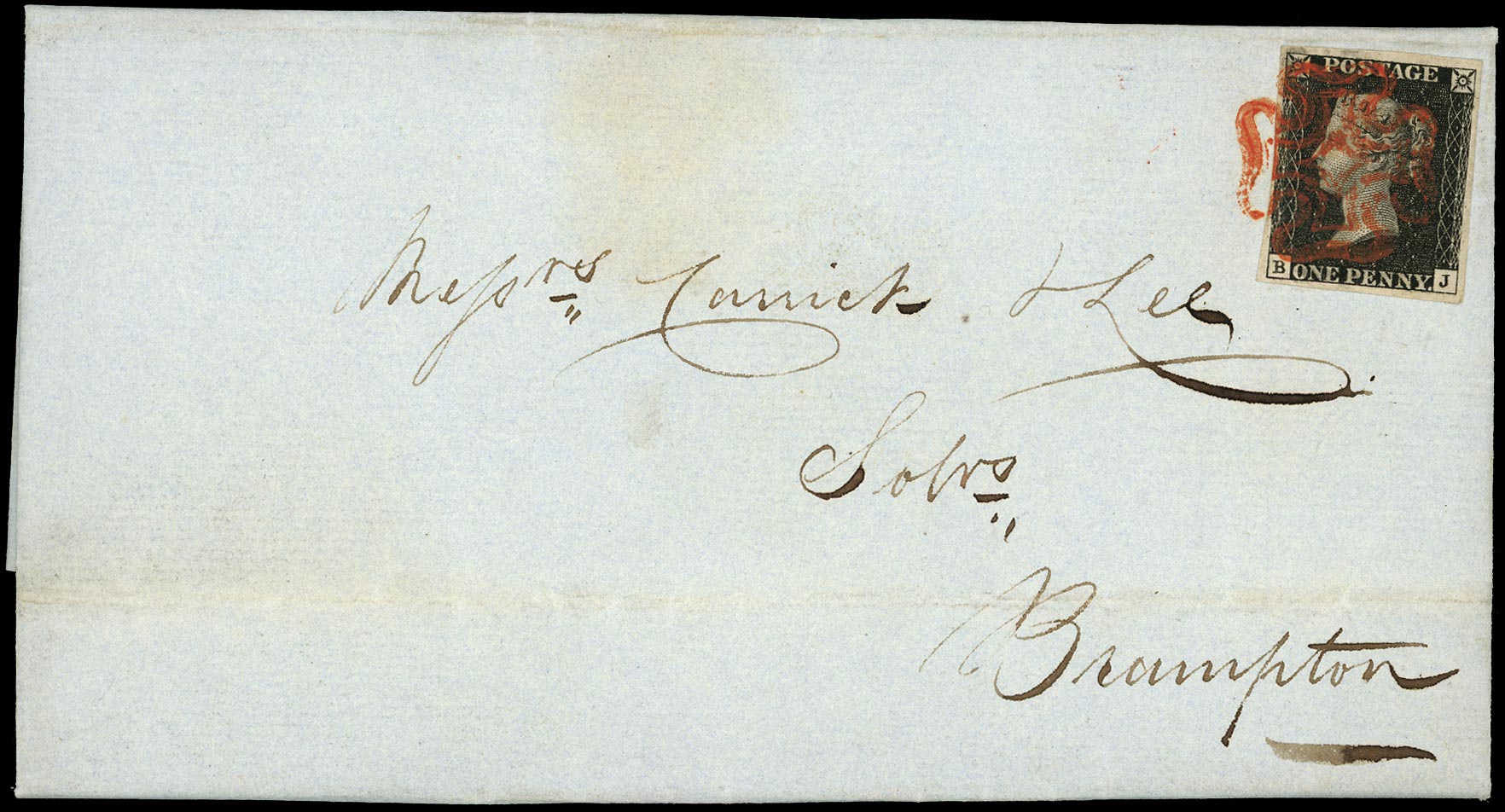 GB 1840  SG2 Pl.4 Penny Black