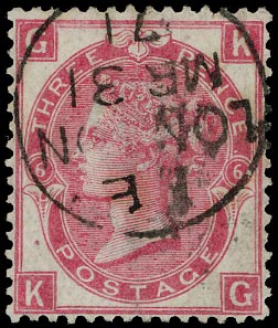 GB 1870  SG103 Pl.6 Used