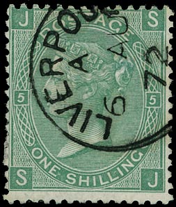 GB 1871  SG117 Pl.5 Used