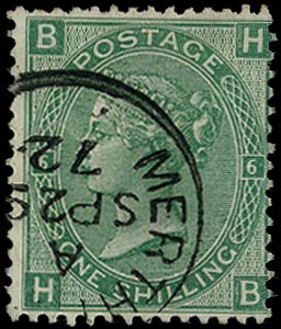 GB 1871  SG117 Pl.6 Used
