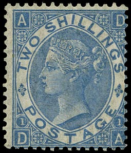 GB 1867  SG118 Pl.1 Mint - unmounted o.g.