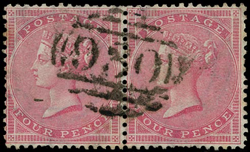 GB 1856  SG65 Used - cancelled contrary to regulations
