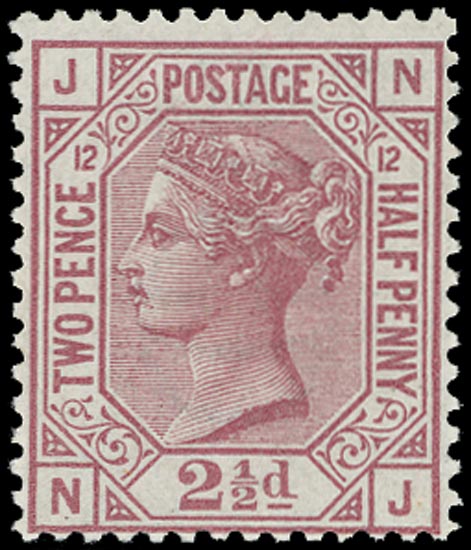 GB 1878  SG141 Pl.12 Mint - unused o.g. example
