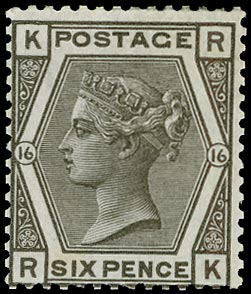 GB 1878  SG146 Pl.16 Mint