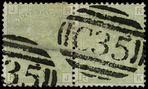 GB 1877  SG153 Pl.16 Used in Panama