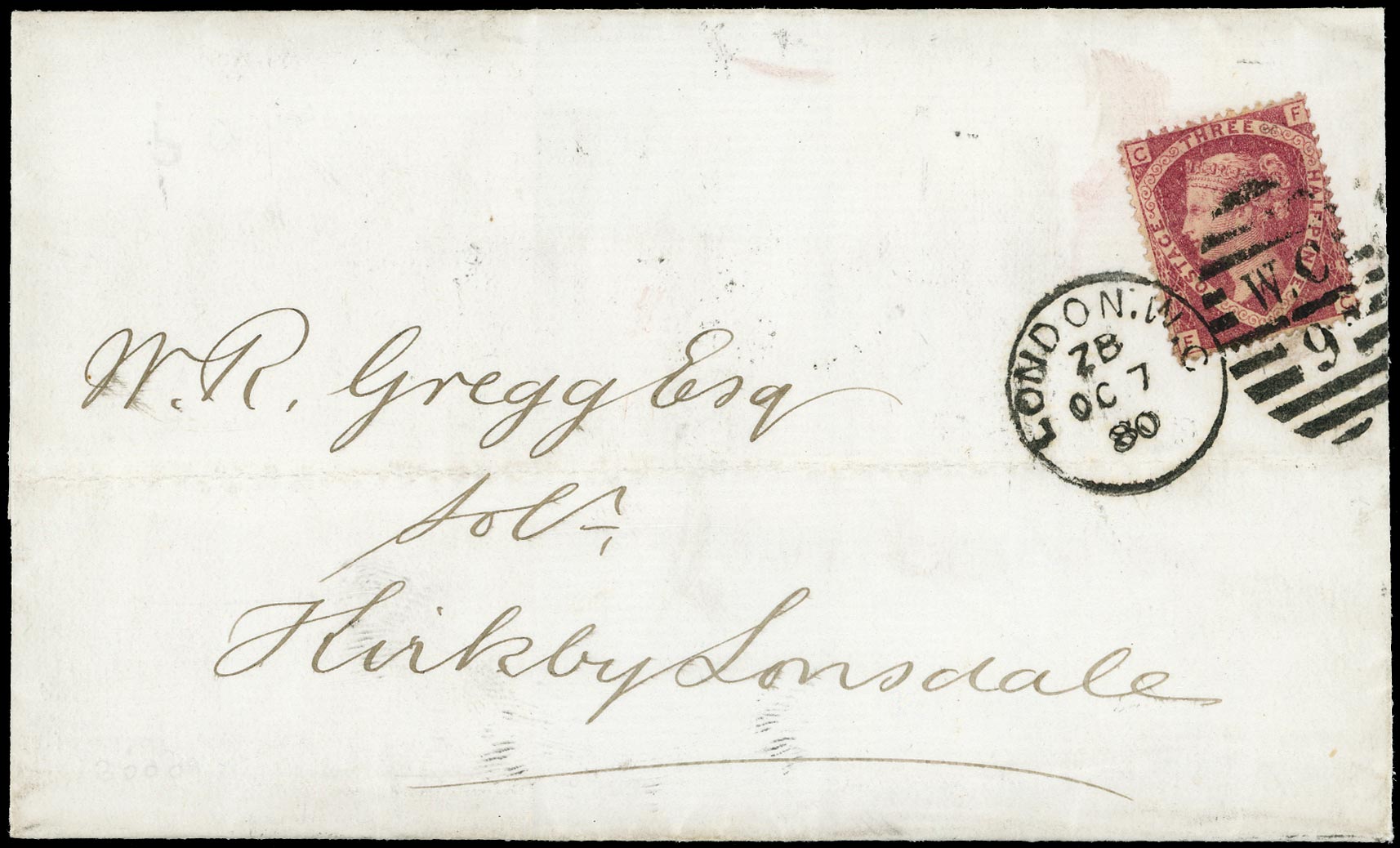 GB 1870  SG51 Pl.3 Cover