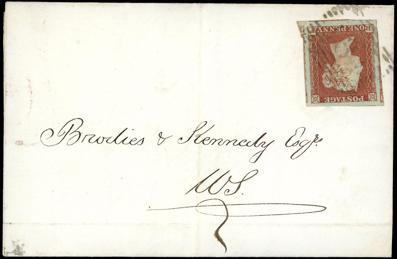 GB 1841  SG8 Pl.161 Cover