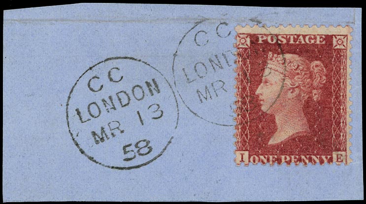 GB 1857  SG40 Pl.36 Used - Pearson Hill machine cancel