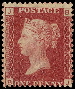 GB 1868  SG43 Pl.118 Mint Unmounted o.g.