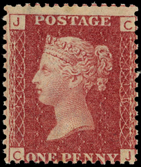 GB 1868  SG43 Pl.118 Mint Unmounted o.g.