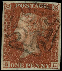 GB 1841  SG8 Pl.32 Used - distinctive Kelso Maltese cross
