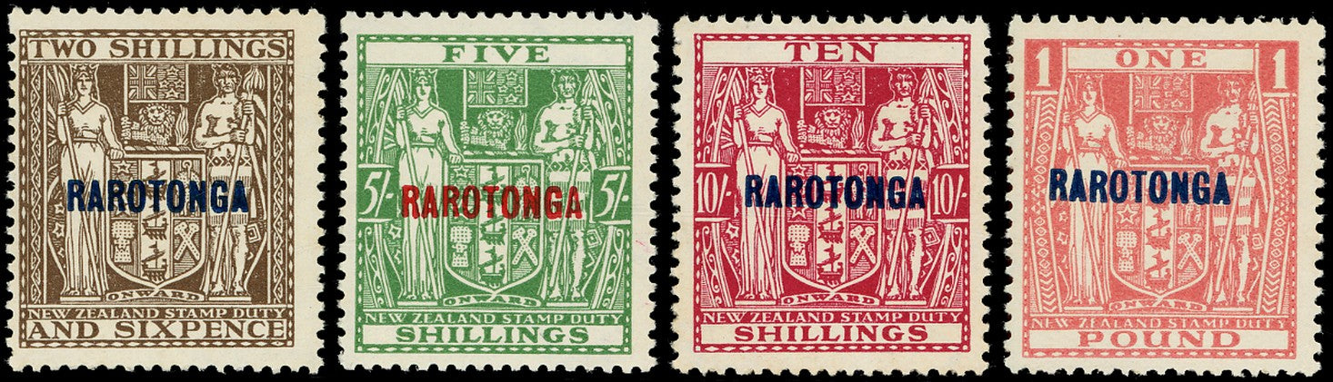 COOK ISLANDS 1931  SG95/98 Mint unmounted Arms set of 4 to £1