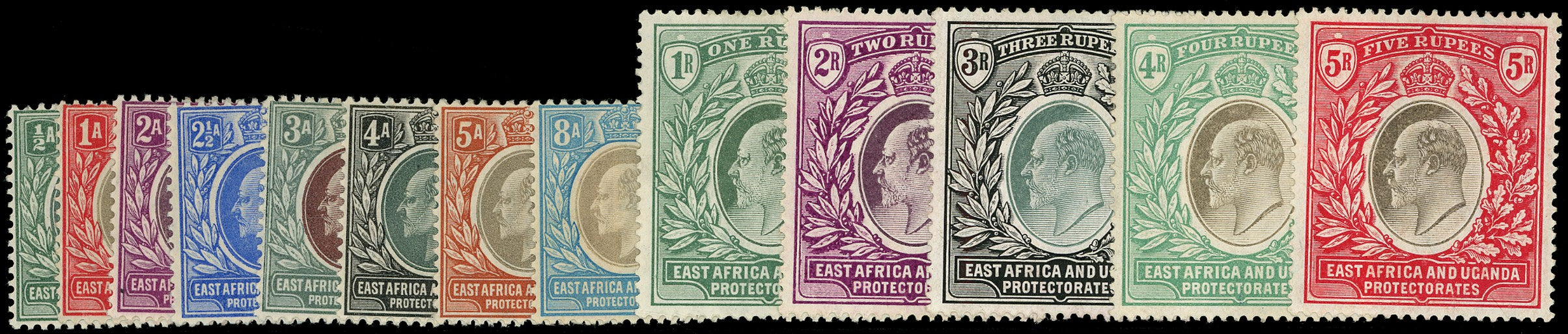 KUT 1904  SG17/30 Mint KEVII set of 13 to 5r