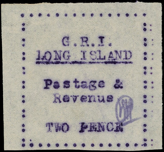 LONG ISLAND 1916  SG31 Mint unused 2d mauve on thin wove paper