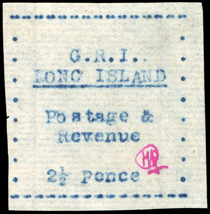 Long Island SG 15 Mint 1916 2½d blue