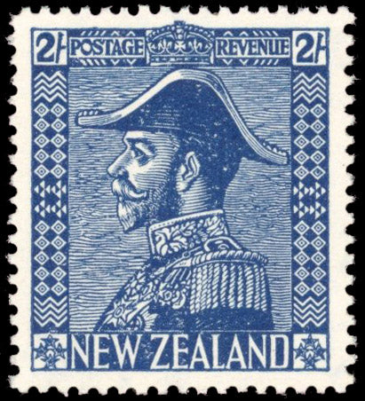 New Zealand SG 466w Mint 1926-34 2s deep blue watermark inverted