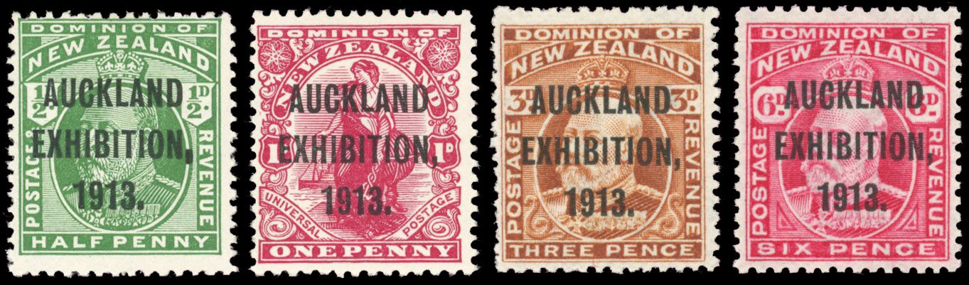 New Zealand SG 412/415 Mint 1913 Auckland Exhibition set of 4