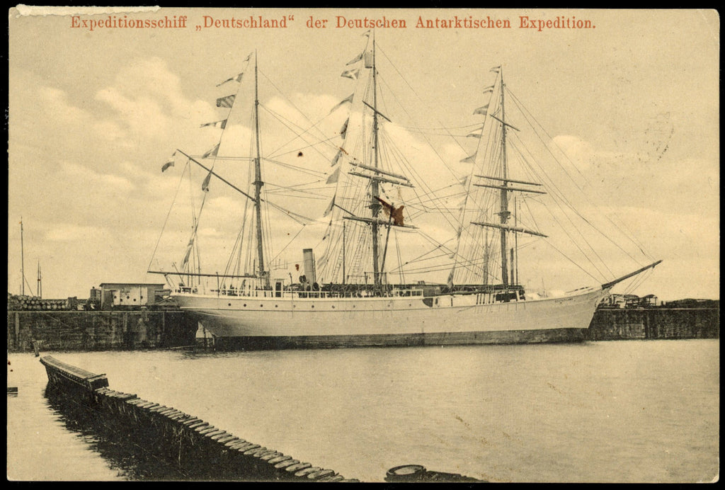 Falkland Islands Dependencies SG Z15 1911 German South Polar Exhibition postcard to Berlin