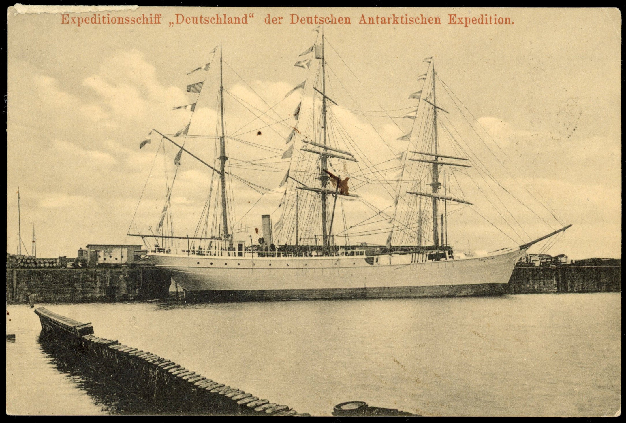 Falkland Islands Dependencies SG Z15 1911 German South Polar Exhibition postcard to Berlin