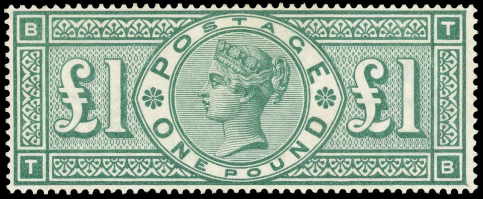 Great Britain SG 212 Mint 1887-92 Jubilee £1 green