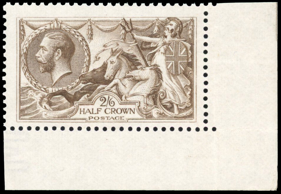 Great Britain SG 415a Unmounted mint 1918-19 2s6d pale brown