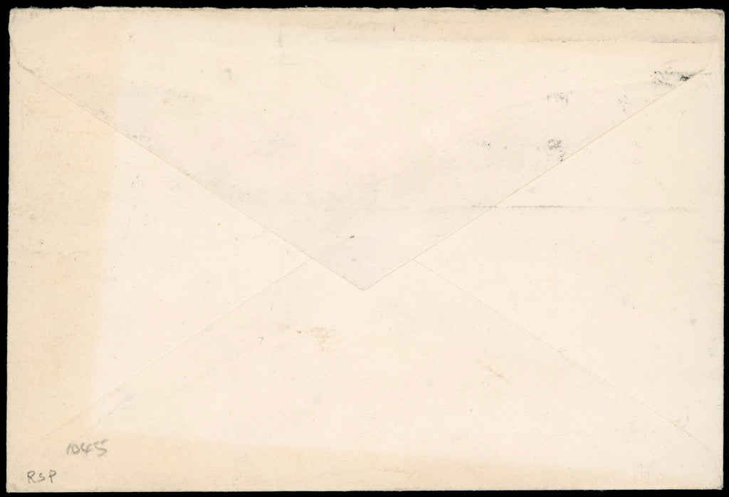 Northern Rhodesia SG D2a Cover 1929-52 2d postage due bisect