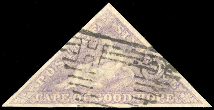 Cape of Good Hope SG 7 Used 1855-63 6d pale rose-lilac