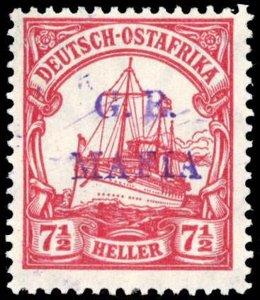 Mafia Island SG M3C 7½h carmine, mint