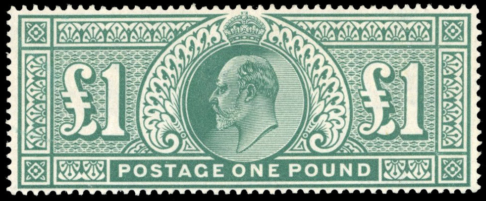 Great Britain SG 266 Unmounted Mint 1902-10 £1 dull blue-green