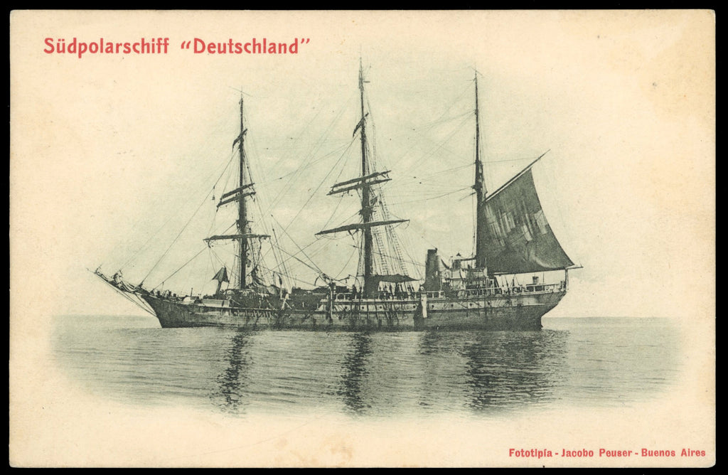 Falkland Islands Dependencies SG Z17 1911 German South Polar Expedition post card from South Georgia to Berlin