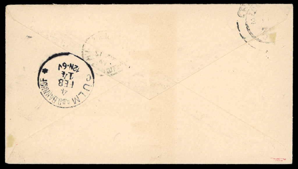 Antigua SG 40b 1914 registered cover to Germany with KEVII 5s