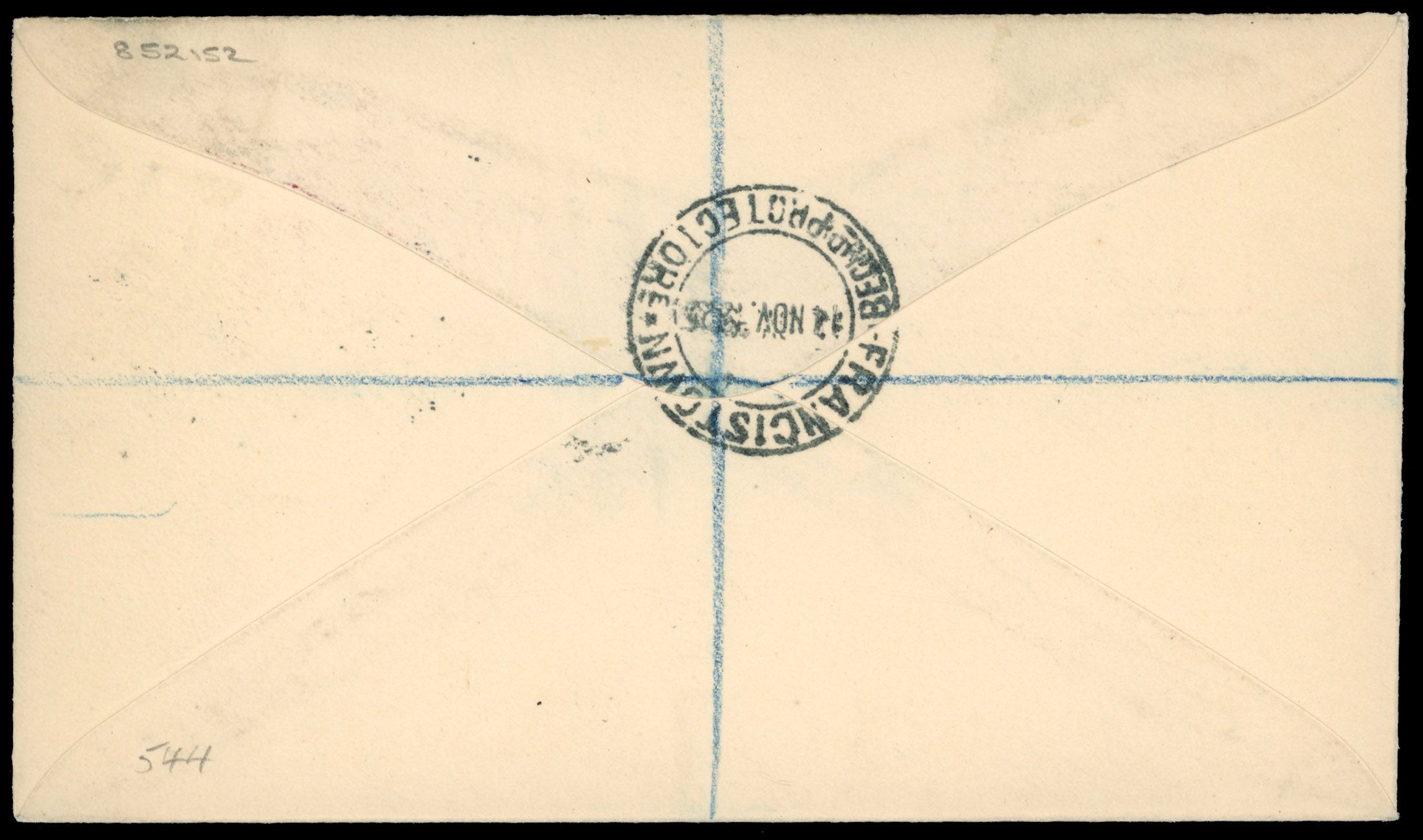 Bechuanaland SG 81, 82 19125 registered cover from Francistown to England with 1913-24 6d, 1s