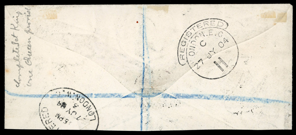 Seychelles SG 46/56, 42 Used 1902 KEVII set of 11 to 2r25 on large part cover