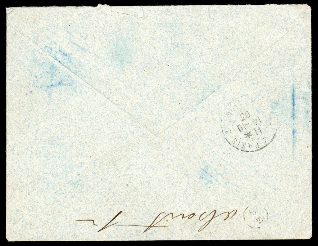 Seychelles SG 53 1903 registered cover to Paris with 1903 KEVII 45c