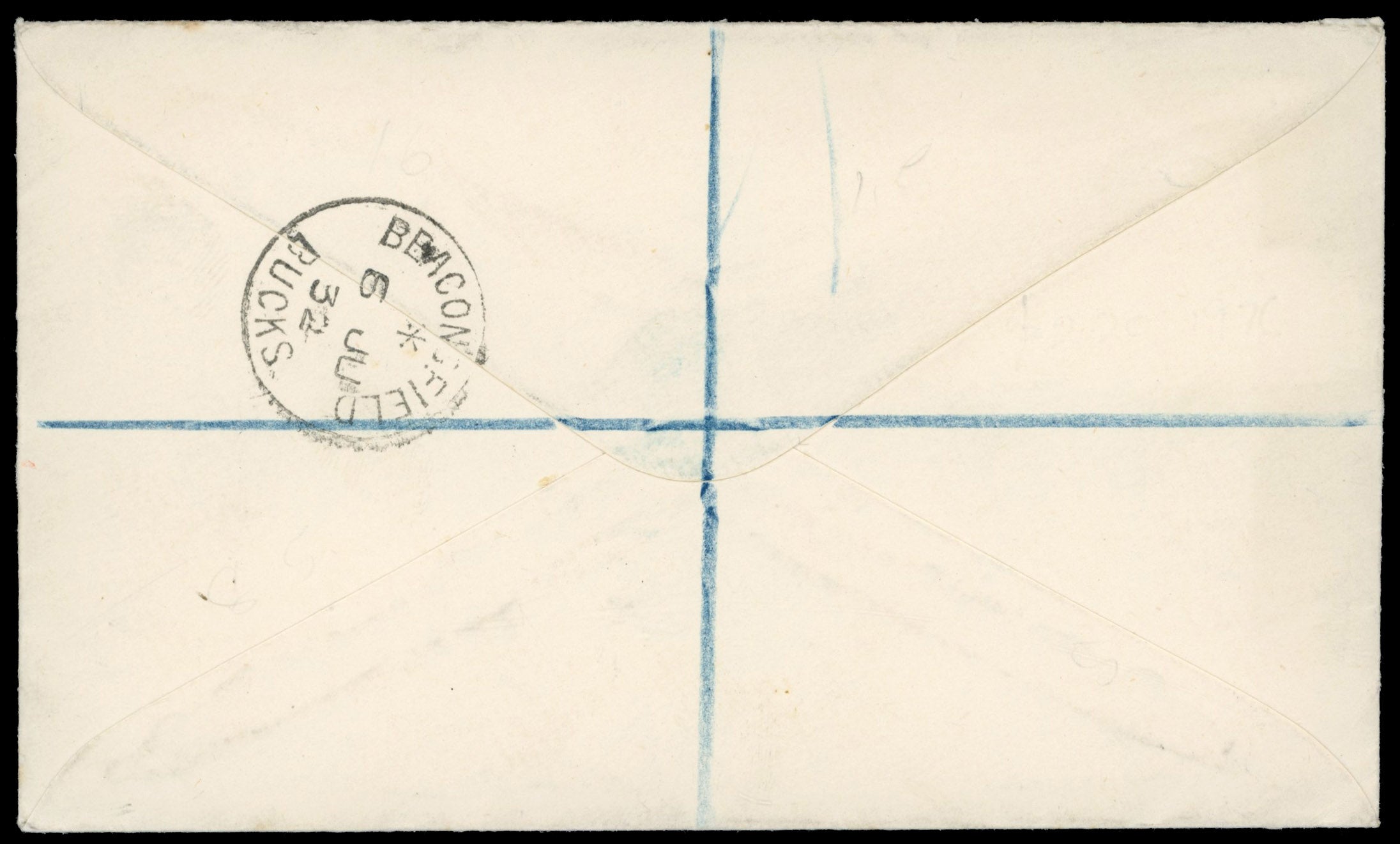Seychelles SG 98, 105/06, 111 1932 registered cover to England with 1921-32 2c, 6c, 9c, 12c