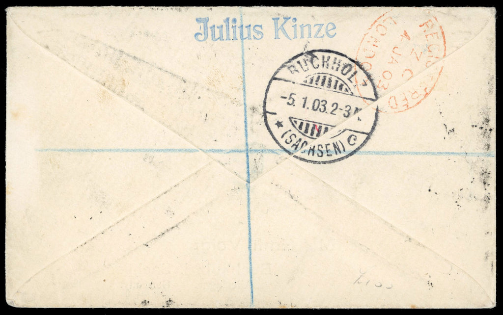 Bahamas SG 69 1902 registered cover to Germany with 1902-07 KEVII 5s