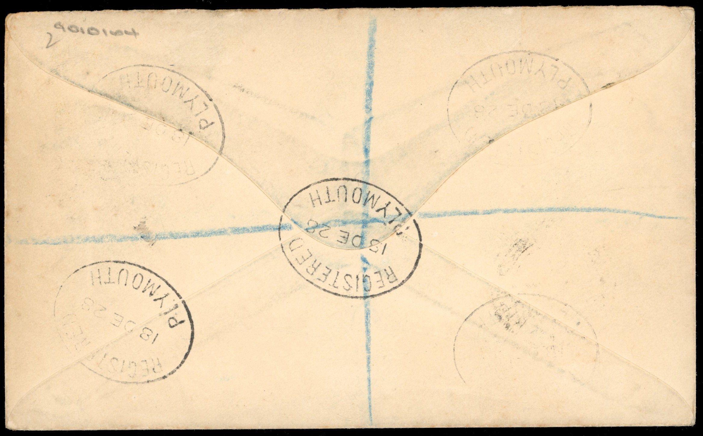 Falkland Islands Dependencies SG Z143 1928 registered cover from South Shetlands to England with 1921-28 2d