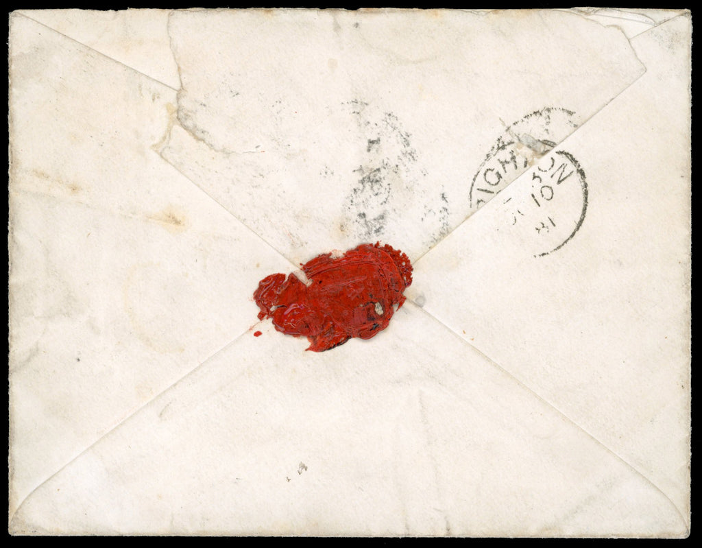 Great Britain SG 171 Cover 1881 hand illustrated envelope from London to Brighton with Grenadier Guardsman