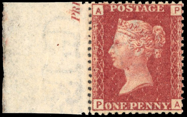 Great Britain SG 43 plate 207 Unmounted Mint 1864-79 1d rose-red lettered PA