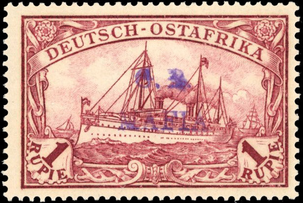 Tanganyika Mafia Island SG M8C Mint 1915 1r carmine