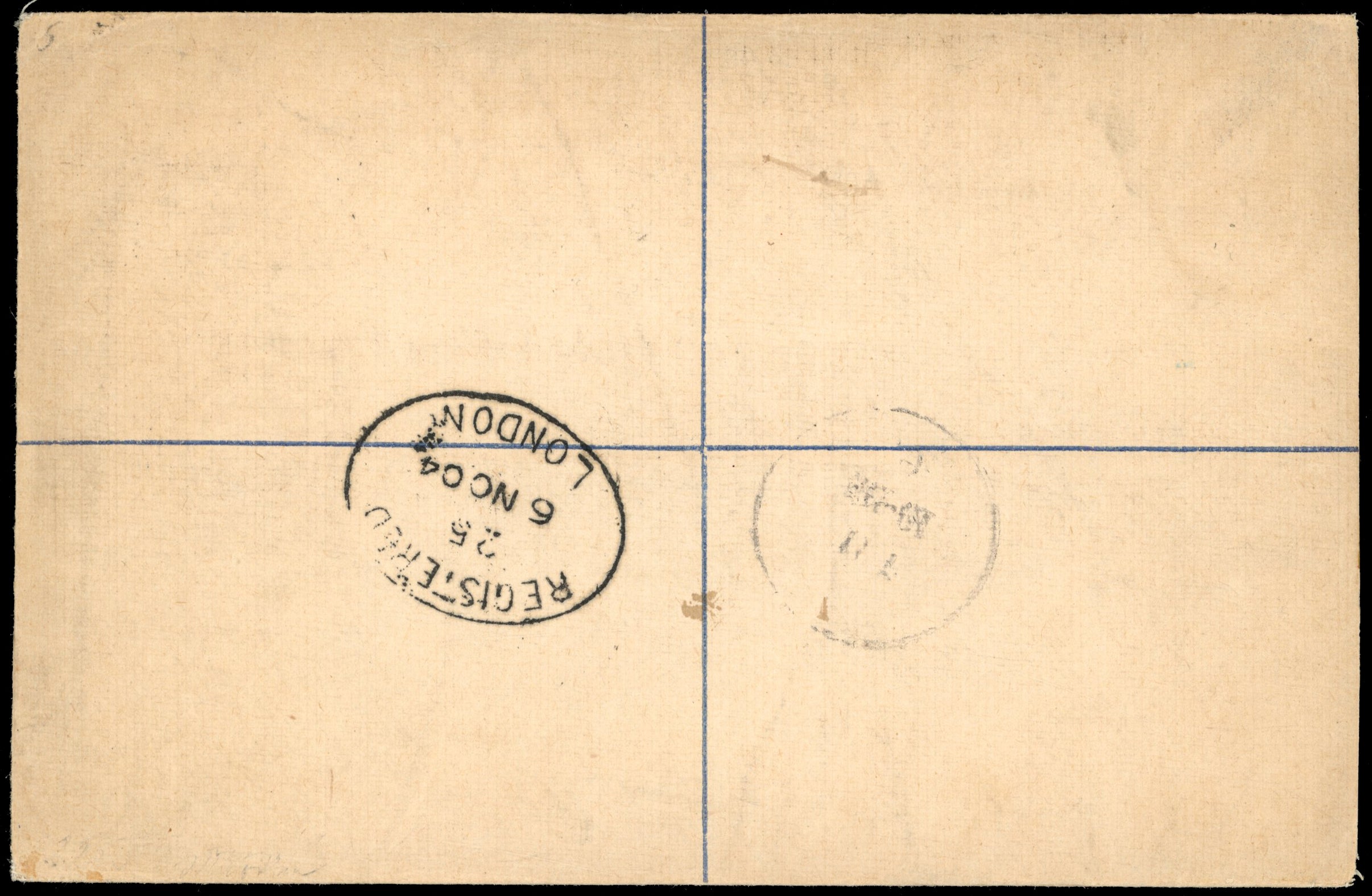 Gold Coast SG 41 Cover 1904 registered postal stationery envelope used to Germany