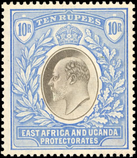 KUT SG 31 Unmounted Mint 1904-07 KEVII 10r grey and ultramarine
