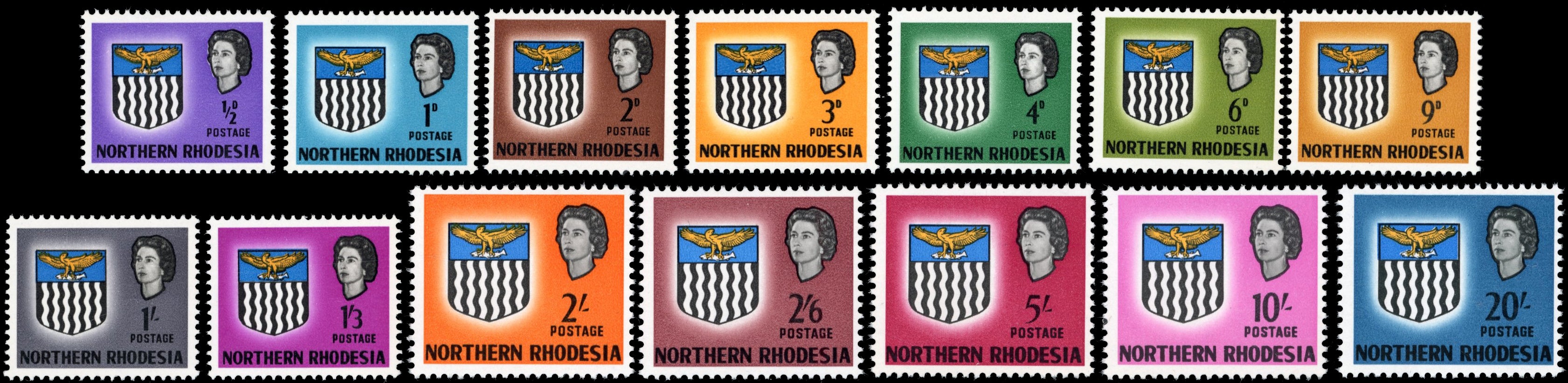 Northern Rhodesia SG 75/88 Unmounted Mint 1963 set of 14