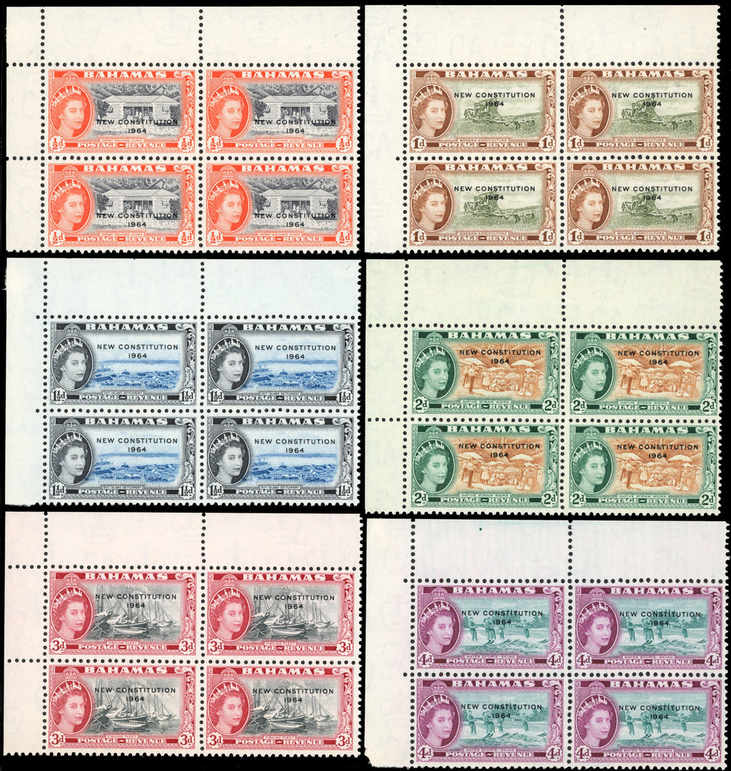 Bahamas SG 228/243 Unmounted Mint 1964 New Constitution set of 16