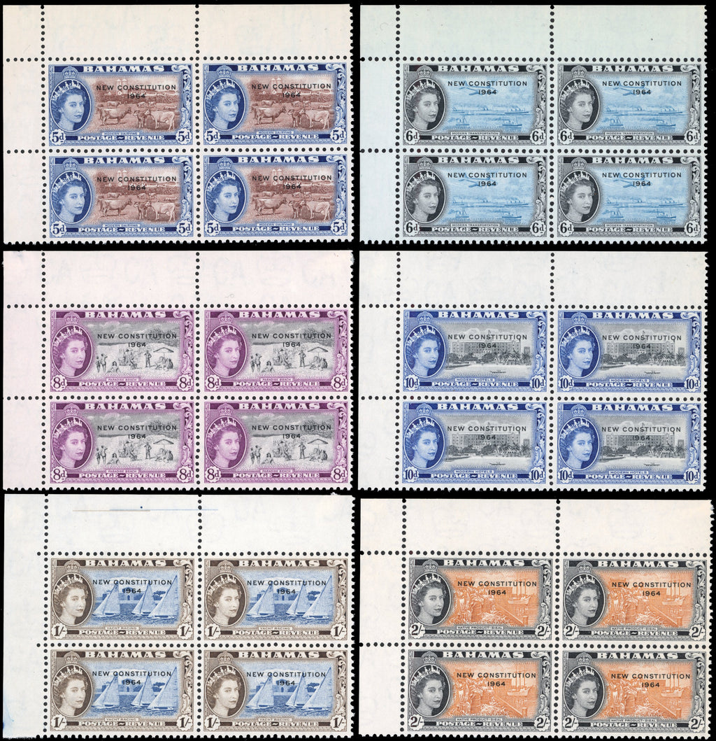 Bahamas SG 228/243 Unmounted Mint 1964 New Constitution set of 16