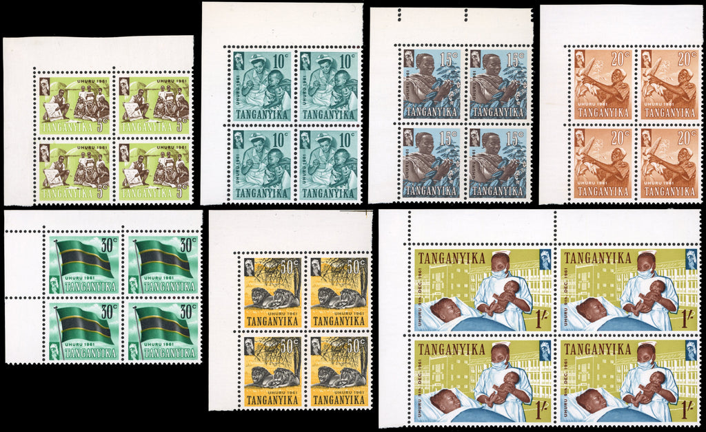 Tanganyika SG 108/119 Unmounted Mint 1961-64 Independence set of 12
