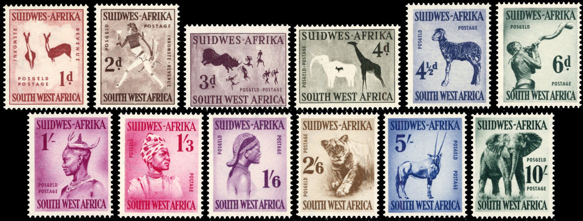 South West Africa SG 154/165 Unmounted Mint 1954 set of 12