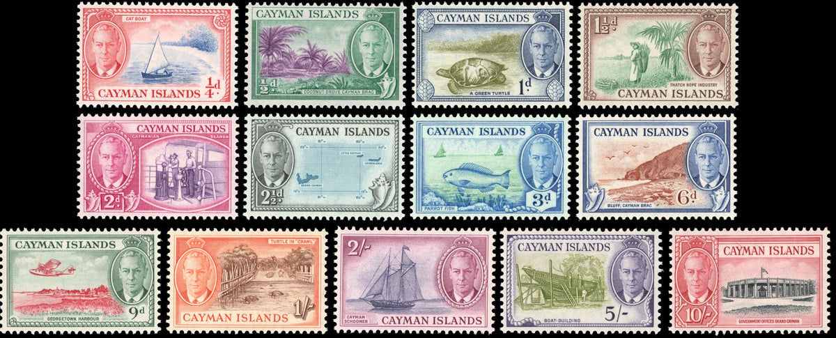 Cayman Islands SG 135/147 Unmounted Mint 1950 set of 13